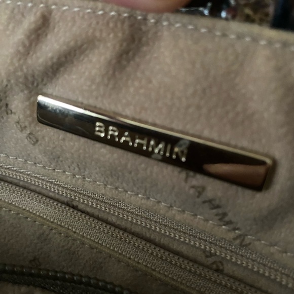Brahmin Cedar Finley Carryall🤎💙 RARE HTF💎 - Picture 9 of 12